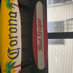 Red stripe surfboard discount