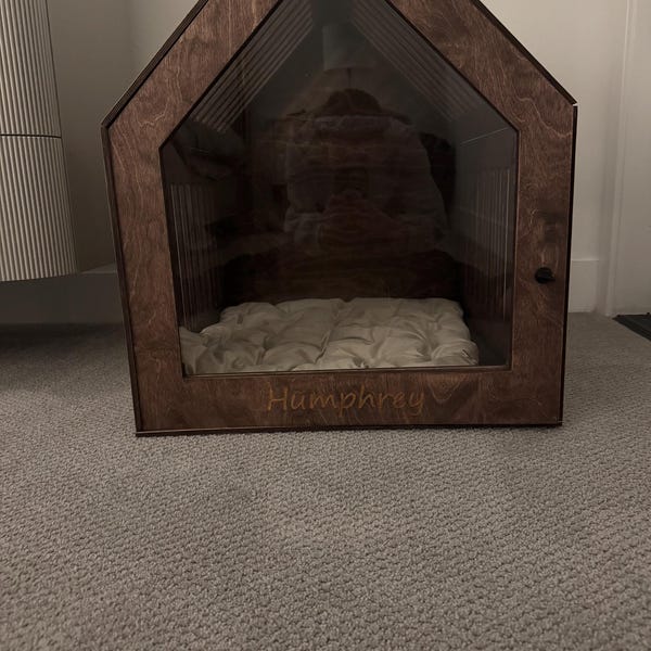 View of Modern Dog Crate, Dog House for Small Dogs, Big Dog Bed, Custom Dog ...