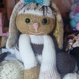Lop Eared Bunny - Circular Knitting Machine Pdf Pattern - Sentro