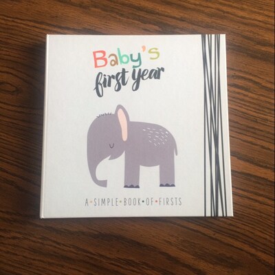 Animal Baby Book Gender Neutral Baby Book Jungle Baby Book Safari Baby ...