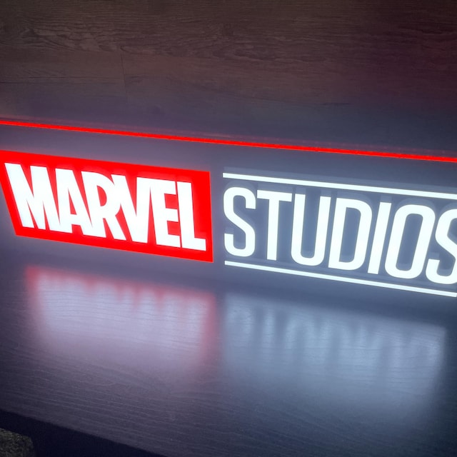 Marvel Studios LED Lightbox | Dimmable USB Powered Sign - Etsy