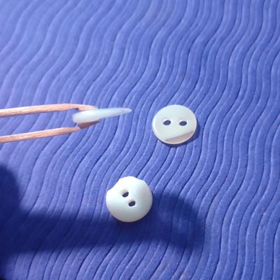 10 or 25 Vintage 1940s Minimalist Mother of Pearl Sewing Buttons