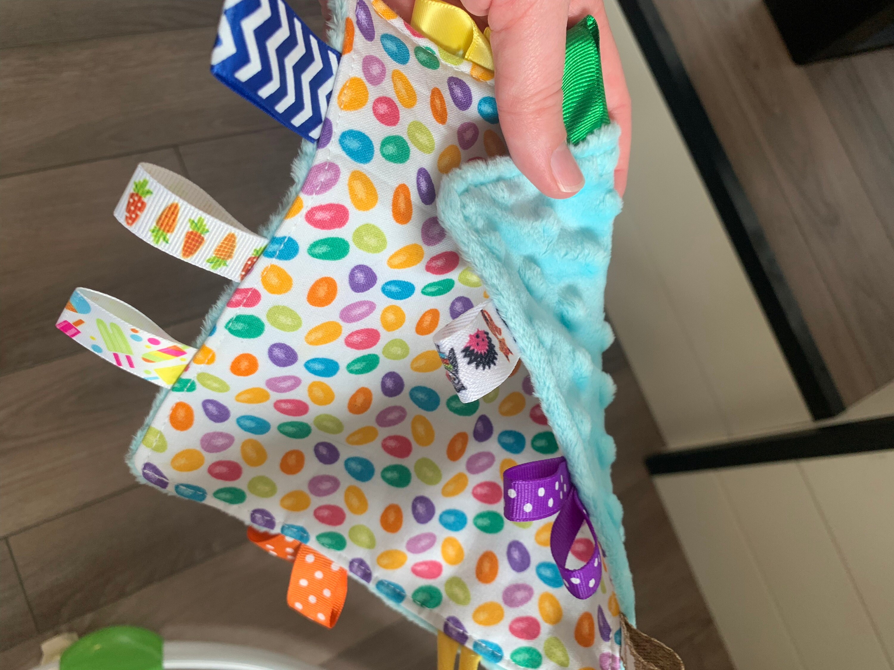 Oster-Knisterspielzeug, Osterei, Baby, Kleinkind, Osterkorbfüller, Geschenk für Baby, Hase