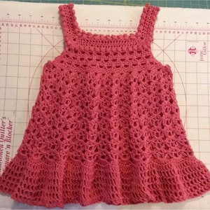 Crochet Dress PATTERN Florie Dress sizes up to 10 Years english Only - Etsy
