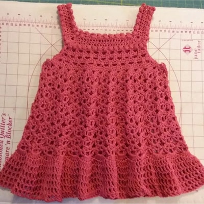 Crochet Dress PATTERN Florie Dress sizes up to 10 Years - Etsy