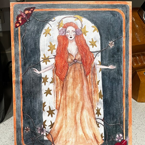 Florence The Machine Vampire Print Original Artwork Etsy