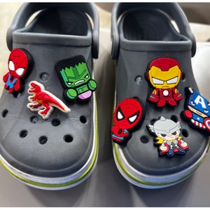 Marvel Avengers Crocs Superhero Shoe Charms - Etsy