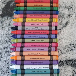  Offensive-ISH Edition Adult Crayons : Arts, Crafts & Sewing