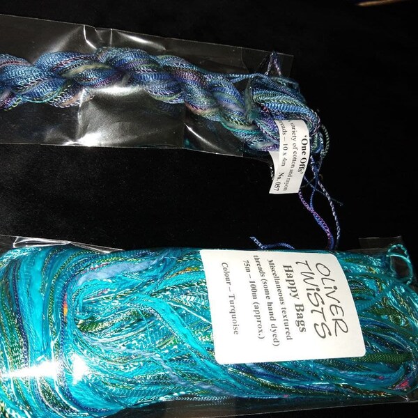 Hand Dyed Embroidery Thread Selection, One Off, No.57 Oil Slick, Mixed ...