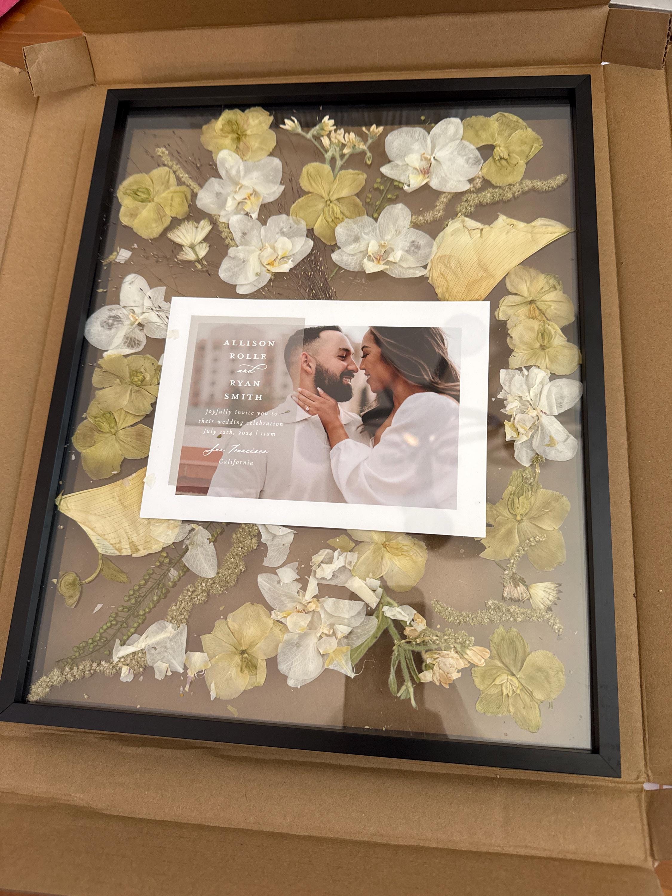 Preserved flowers from Allison's etsy review