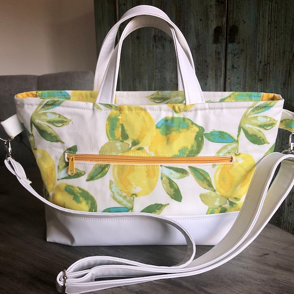 Eden Zipped Tote Bag | PDF Sewing Pattern + Video Tutorial | Beginner ...
