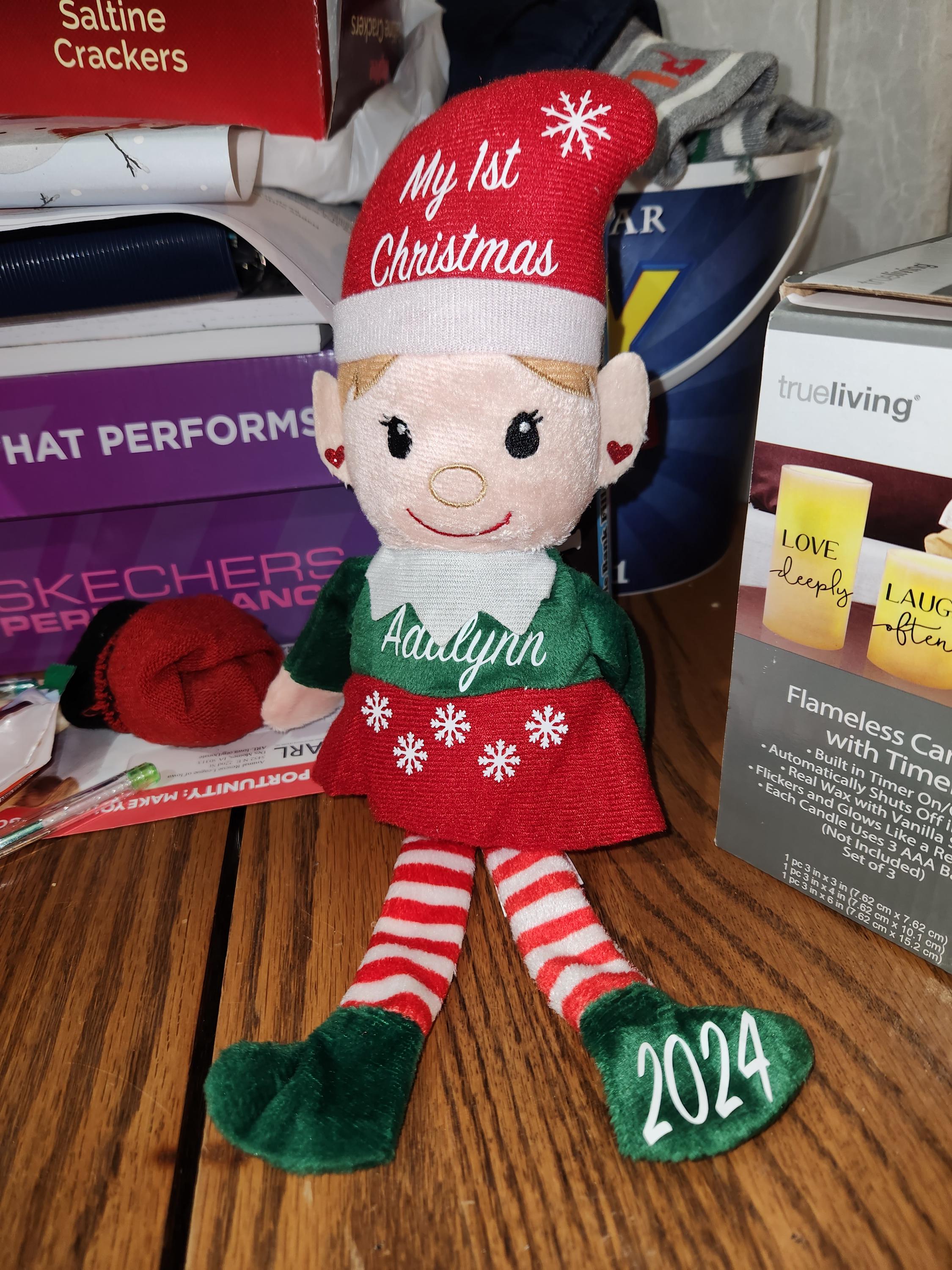 Personalized Christmas Elf, Stuffed Elf, Stocking Stuffer, Multicultural Plush Elves, Christmas Decorations, Christmas Elf