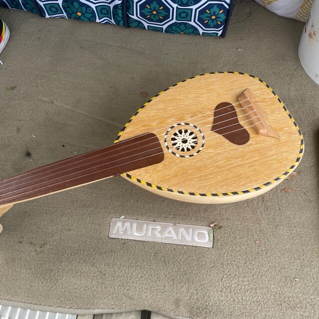 プレミアム品質のリュートウード楽器、5弦メロディーとケース付き