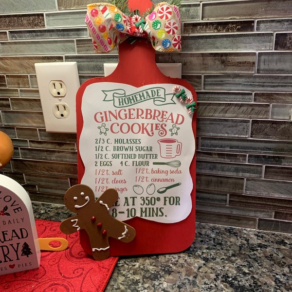 Gingerbread Svg Bundle, Christmas Gingerbread Sign Svg, Gingerbread ...