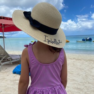 Girls Beach Hat Kids Floppy Beach Hat 