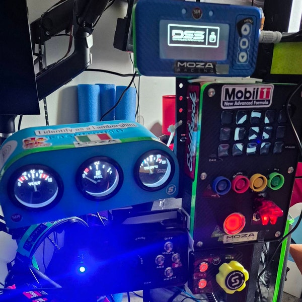 Basic LC Mini. Compact Button Panel for Sim Racing. Free Button ...