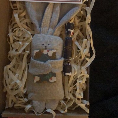 Natural Hare Mail Happy Mail Personalised Hare Personalised Gift Etsy