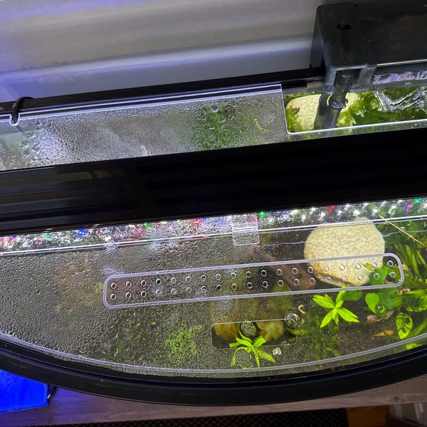 TOPFIN Hinged Aquarium Lid: Polycarbonate Fish Tank Coverfree SHIPPING ...