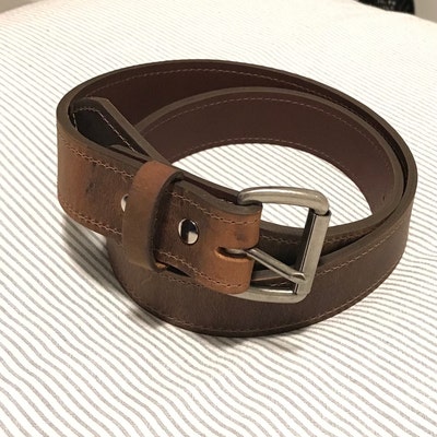 Hawthorne Muleskinner Leather Belt, SB Foot Leather Belt, Handmade ...