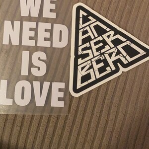 Canserbero All We Need Is Love Vinyl Decal Sticker Etsy Canserbero All We Need Is Love Vinyl Decal Sticker Etsy