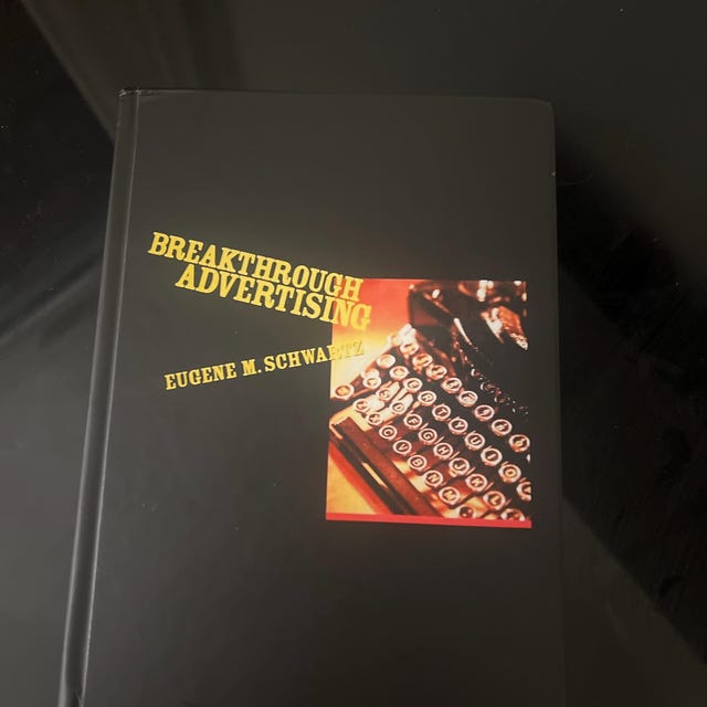 Breakthrough Advertising by Eugene Schwartz - Hardcover Book Good