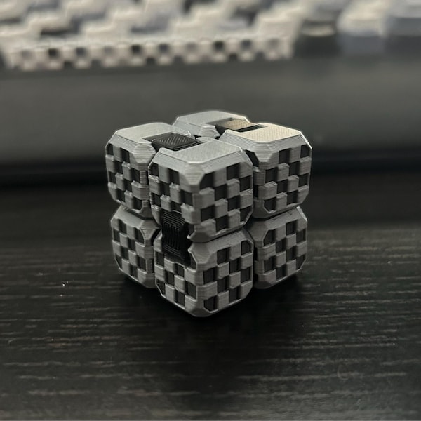 Weighted Infinity Cube Weighted Infinity Cube With Texture, Fidget Toy - Etsy