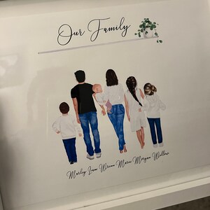 My Family Our Family A4 A3 Print Family Gift Gifts - Etsy UK