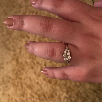 1ct Solitaire Engagement Ring for Women Gold Stacking Iconic - Etsy