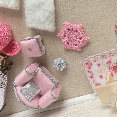 Кукольный домик, чемодан,домик-чемодан, домик для кукол 1:24, румбокс ...