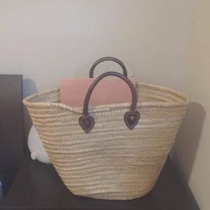 Heart French Market Basket - Straw bag – Gather