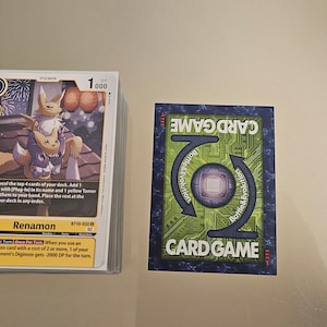 custom digimon card sleeves Digimon Card Game Angemon Sleeves Limited Print main image 1