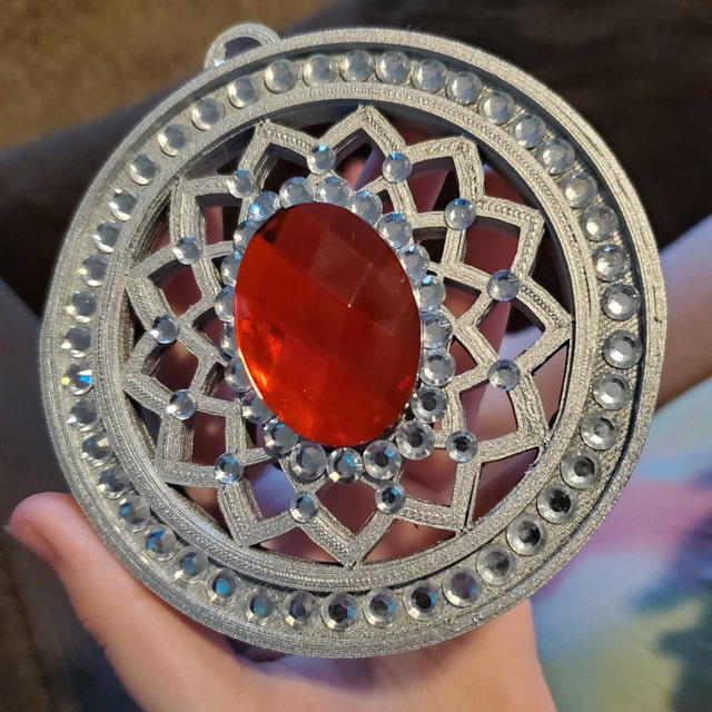 קנו איביי  SCP-963-1 Amulet - Dr Bright's Immortality Pendant, for cosplay  (3D Printed)