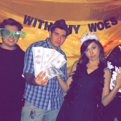 FOZEE Gold Glitter Banner 'My Woes' - Dra Produktbild-Vorschau 7