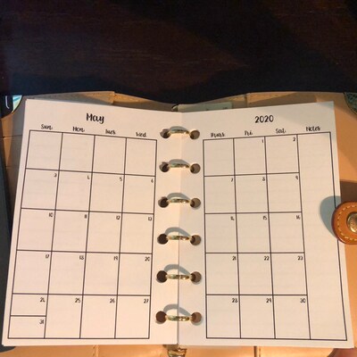 PRINTED POCKET SIZE Check Register Inserts Printed Planner Insert 3.19 ...
