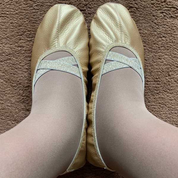 Chaussons De Gymnastique IWA 403 - Cuir Synthétique Souple Pour Entraînement Professionnel