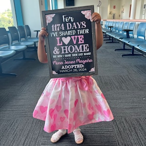Adoption Personalized Announcement Sign, Meet Me at the Courthouse ...