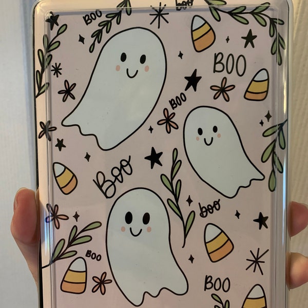 Original Art Cardstock Insert Cozy Halloween Launch for Clear E-reader ...