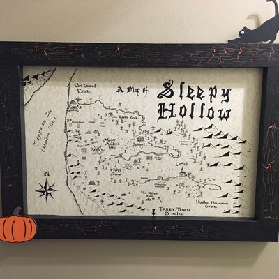 Sleepy Hollow Map - Etsy