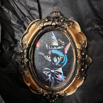 Royal Kitty Acrylic Painting - Etsy