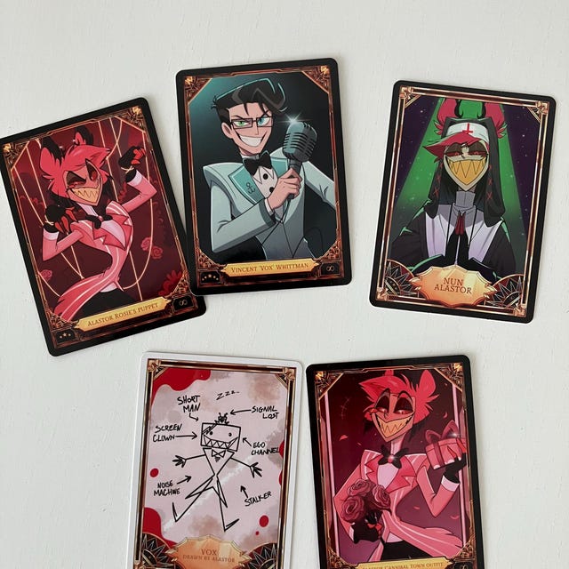 VOX Hazbin Hotel - Card Fanmade !! - Etsy