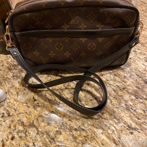 Black Leather Strap for Louis Vuitton (LV) Speedy, etc - 3/4 Wide - Top  Handle to Crossbody Lengths
