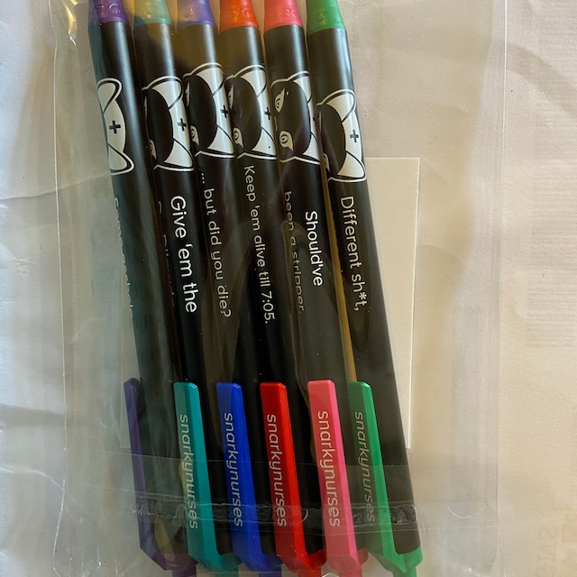 Snarky Pens: Preceptor Pen Set - Set of 9 Pens – snarkynurses