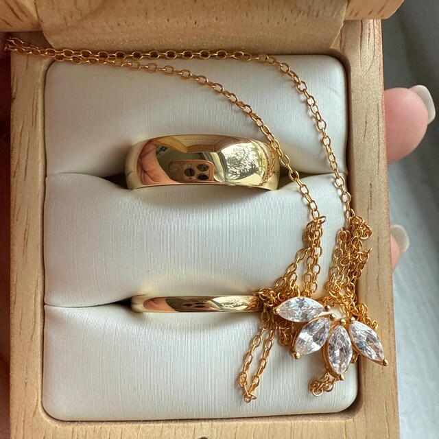 Marquise Diamond Necklace by Caitlynminimalist • Flower