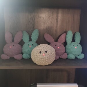 PDF PATTERN ONLY Crocheted Stuffed Egg Bunny / Easter Bunny - Etsy