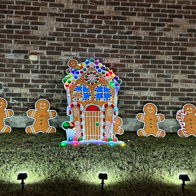 Gingerbread House Holiday Decoration Christmas Yard Sign - Etsy