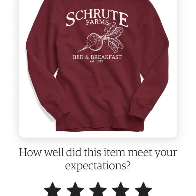 Dwight schrute farms sweatshirt deals
