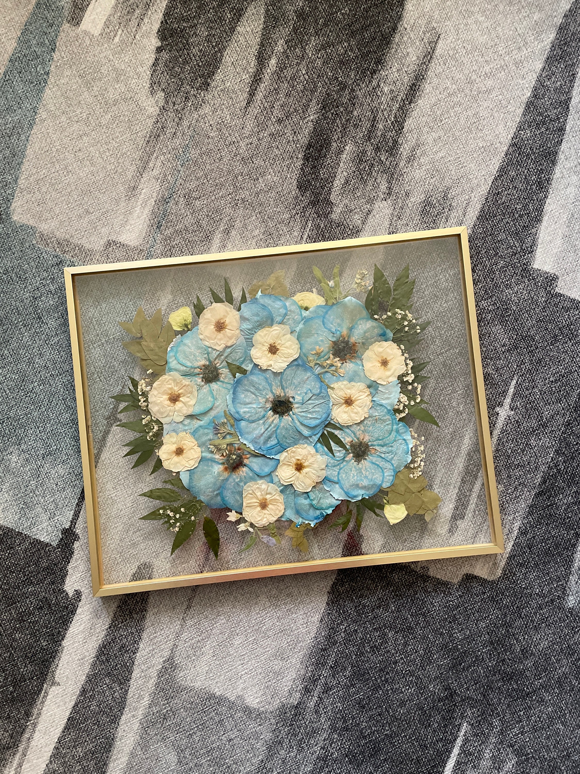 Preserved flowers from Christale's etsy review
