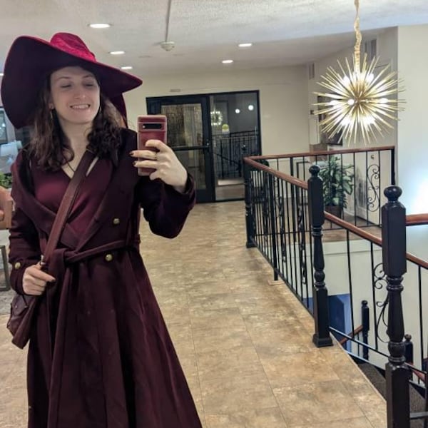 Double Breasted Wool Coat for Women - Lucia