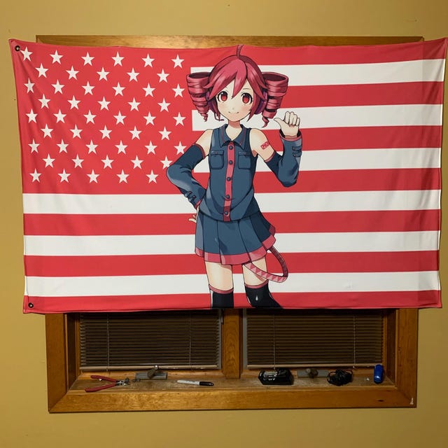 Tet O Synthe Sizer Anime Wall Tapestry for Music Lovers - Indoor