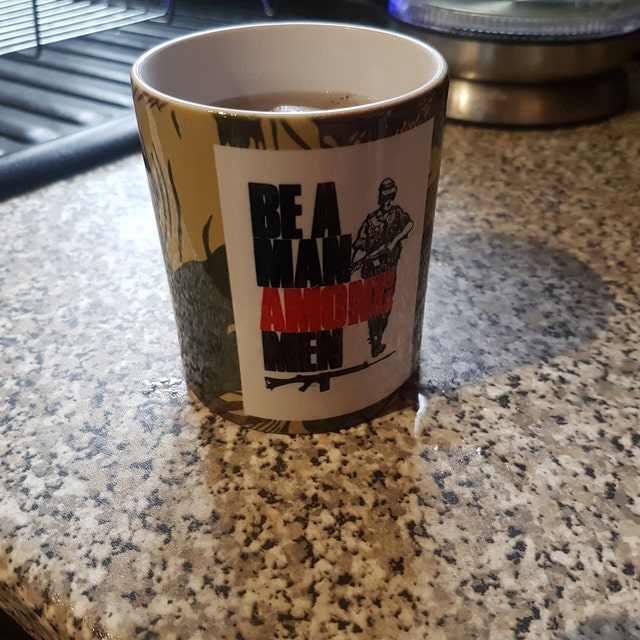 FAL Be A Man Among Men Coffee Mug